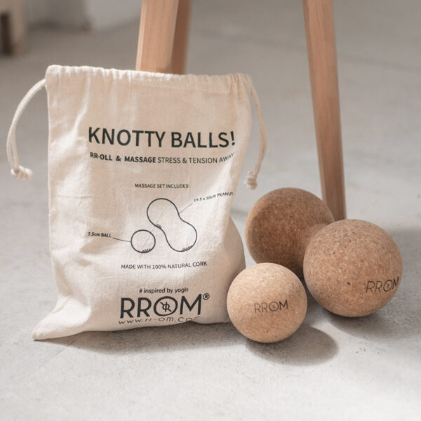 Knotty massage balls